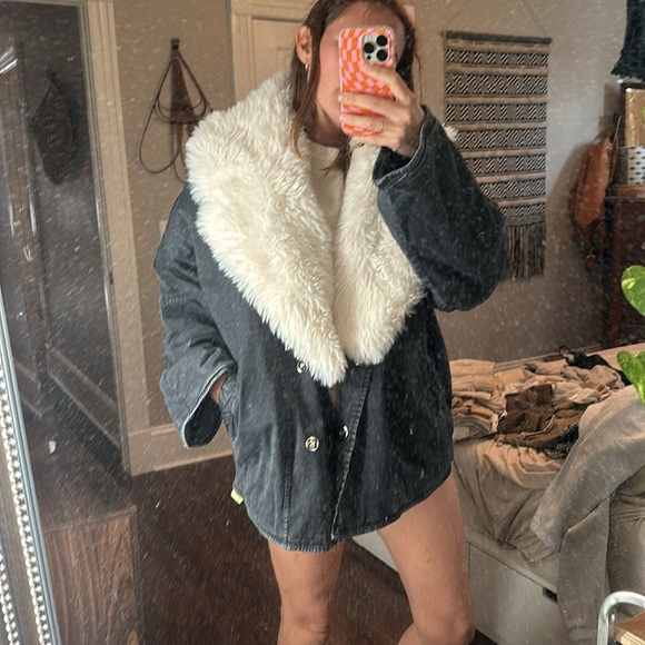 NWT Free People Georgia Teddy Jacket size Large - Picture 2 of 8